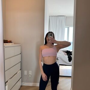 Lululemon Athletica Light Pink Bandeau Sports Bra